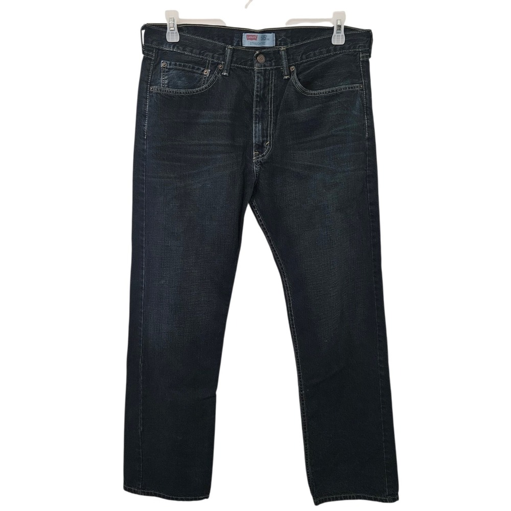 LEVI'S STRAUSS & CO 505 Regular Straight Jeans MEN'S W32 L30‎ BLUE  (2011)